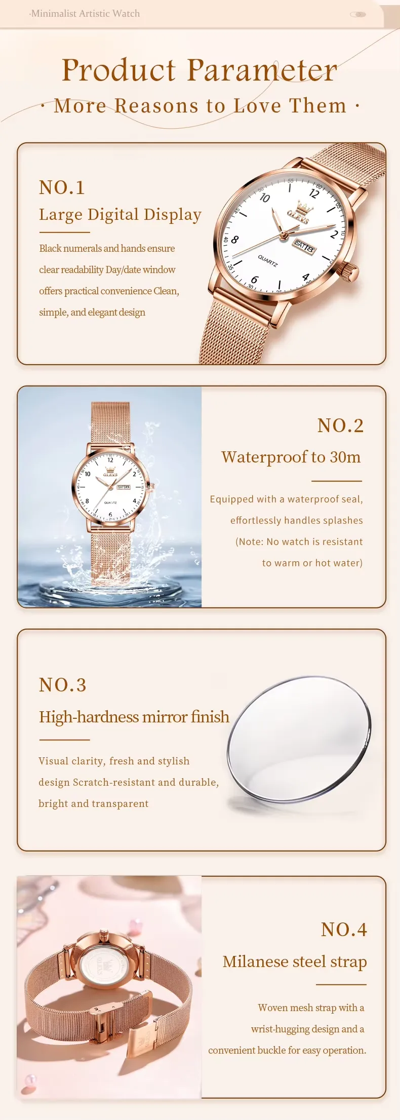 OLEVS Women's Watch 2996
