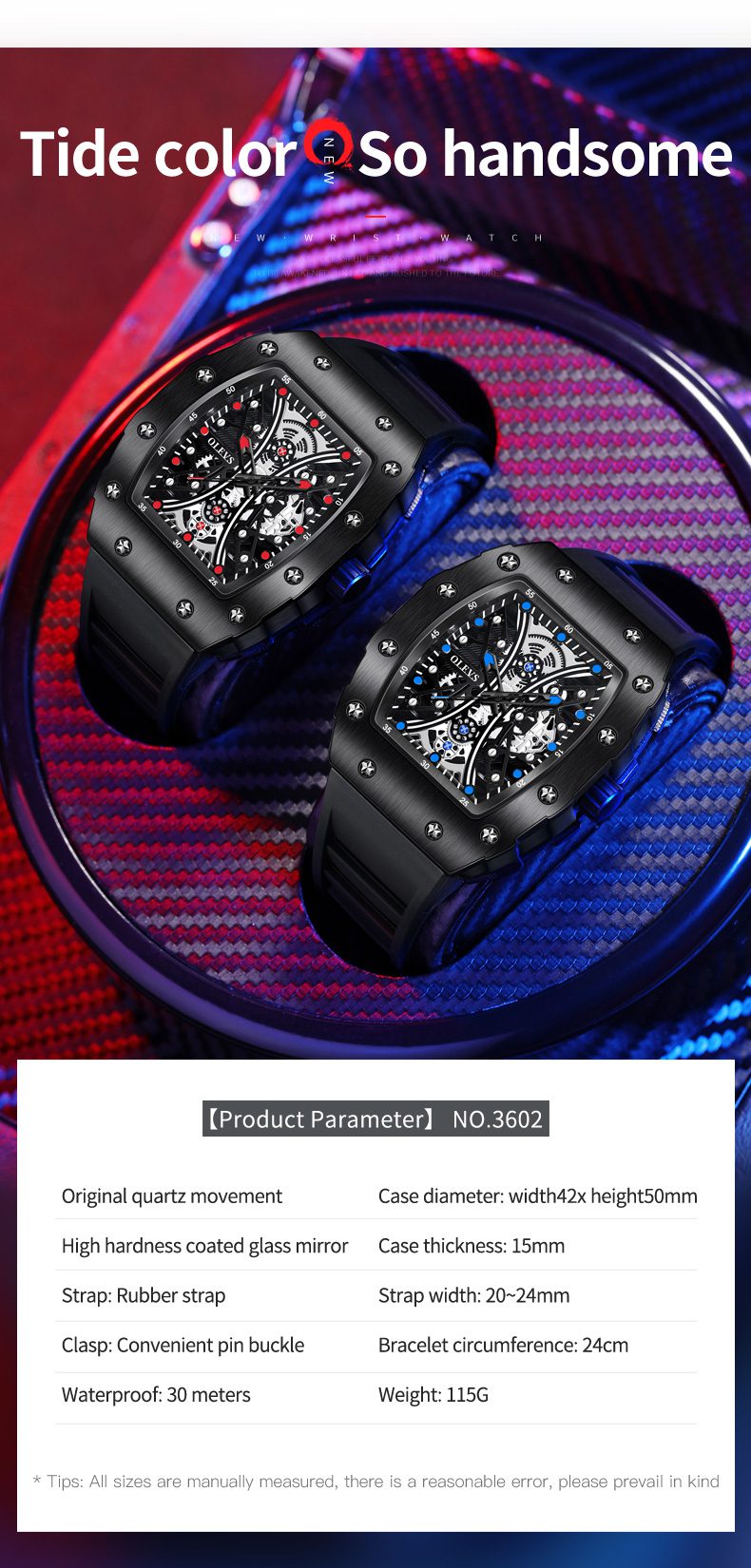 Olevs Men's Watch 3602