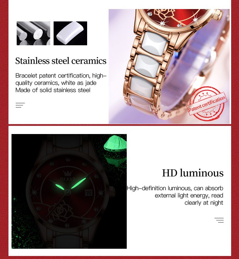 Olevs Women's Watch 3606