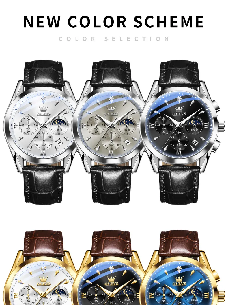 Olevs Men's Watch 3609