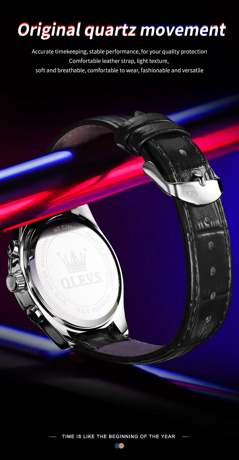 Olevs Men's Watch 3609