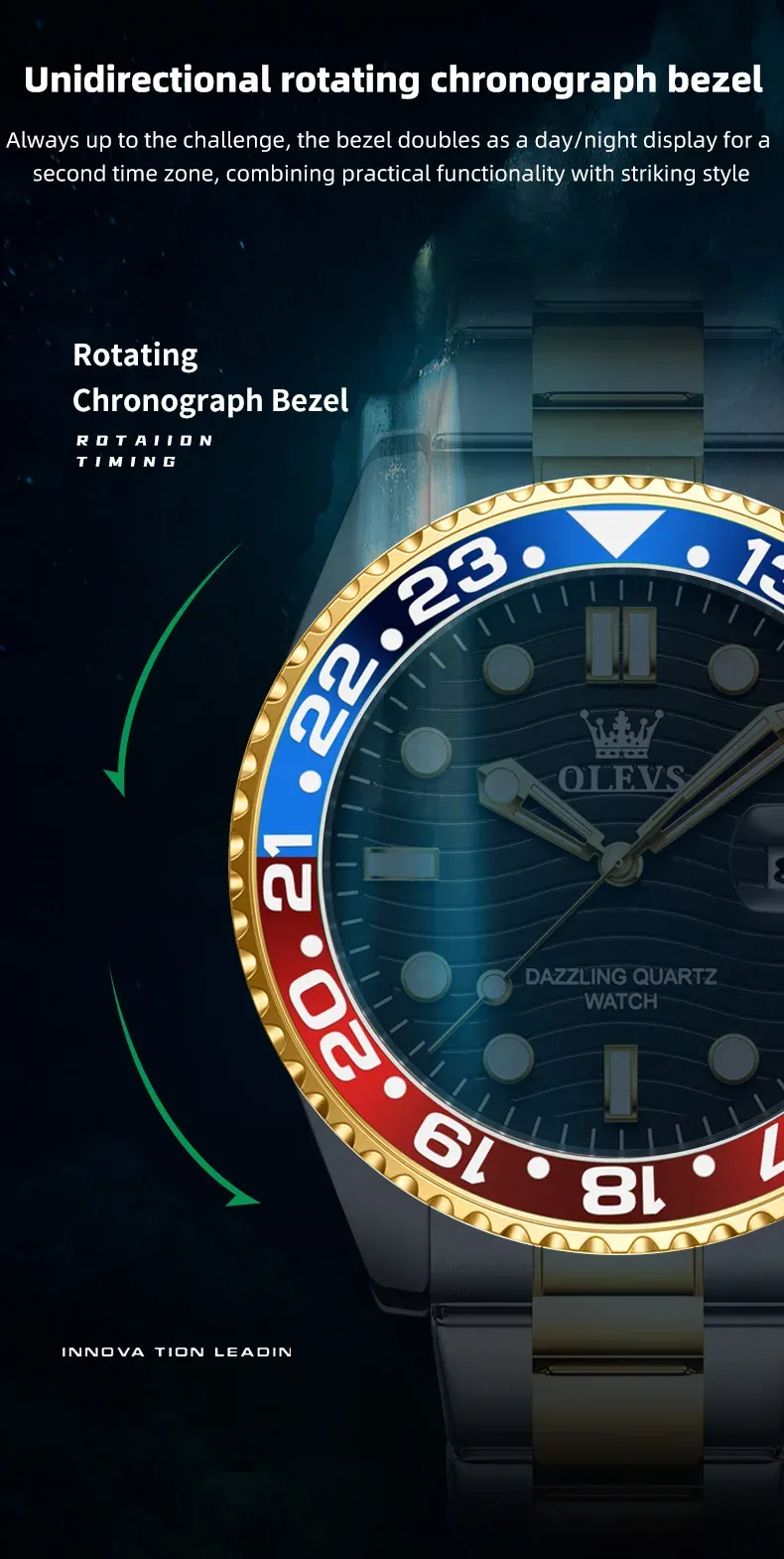 Olevs Men's Watch 3610