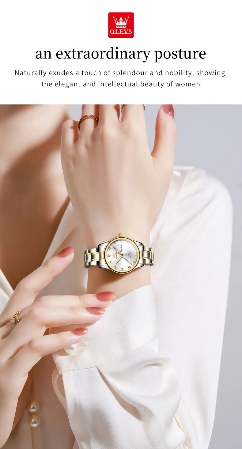 Olevs Couple Watch 3612