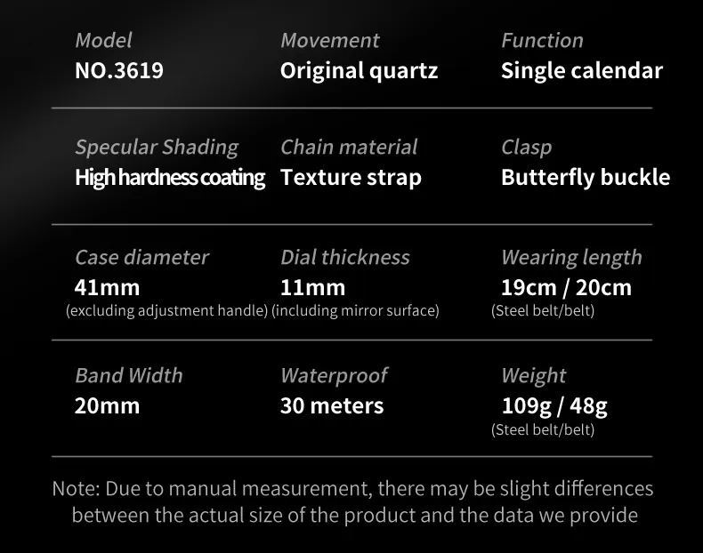 Olevs Men's Watch 3619