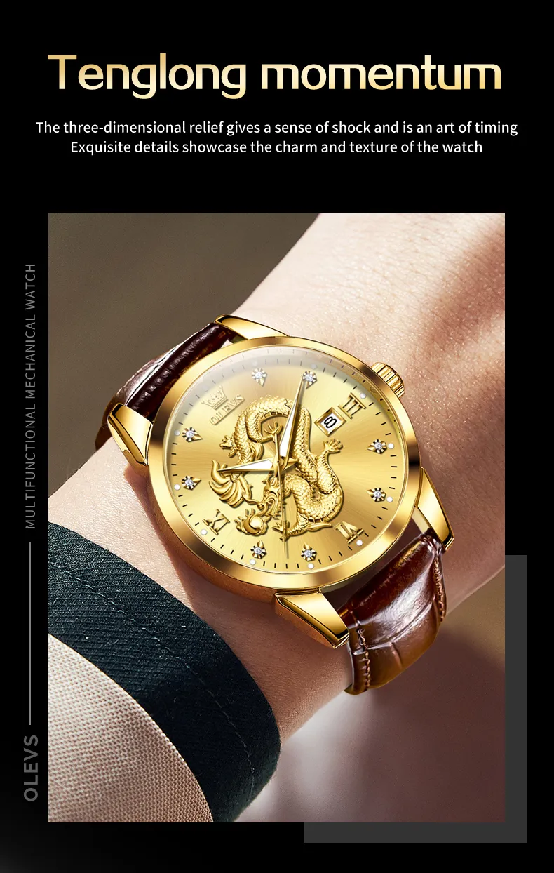 Olevs Men's Watch 3619