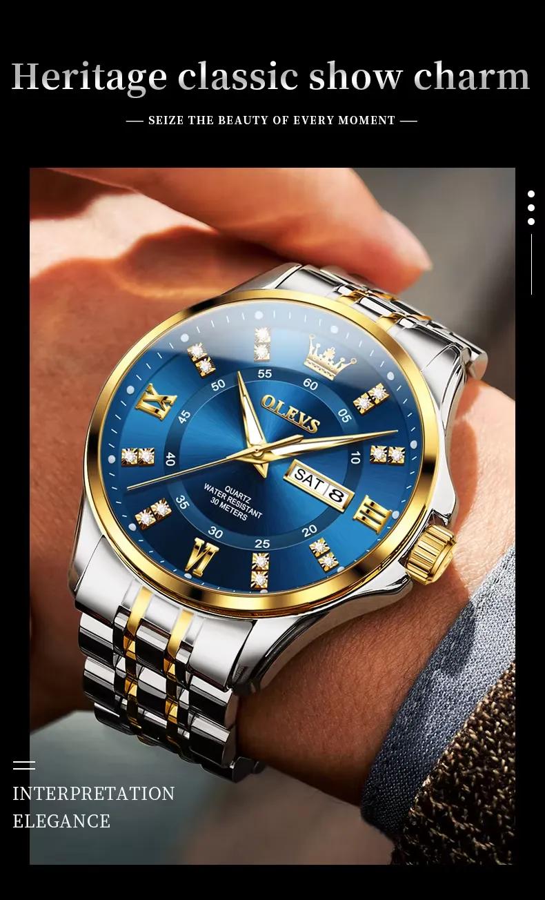 Olevs Men's Watch 3620