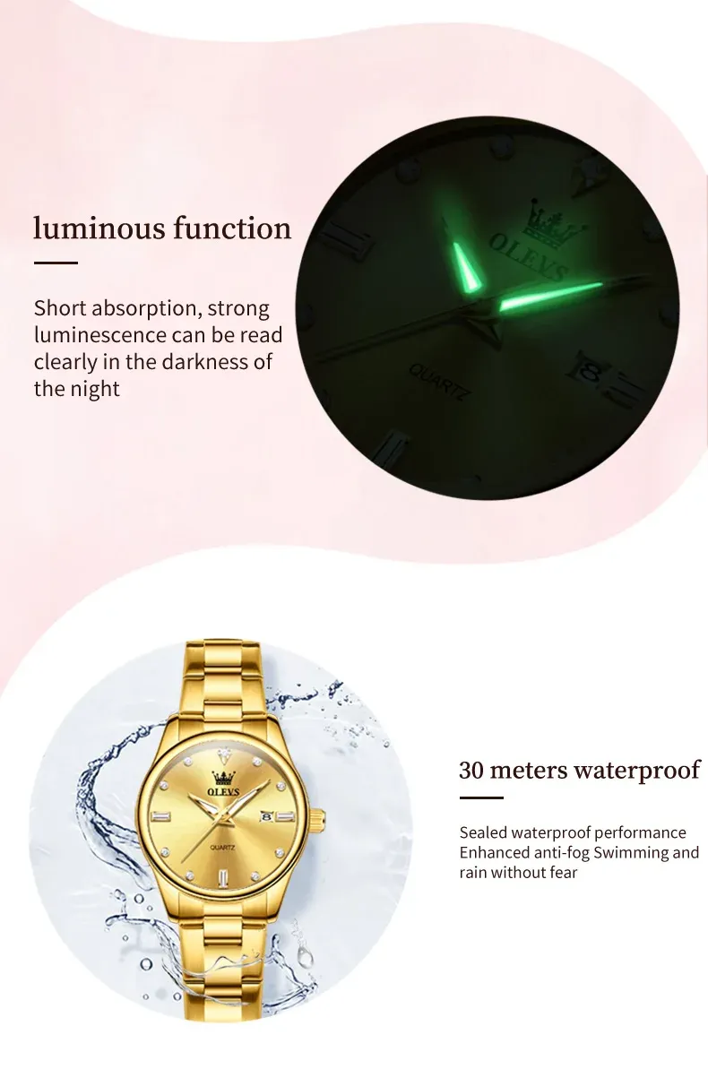 Olevs Couple Watch 3621