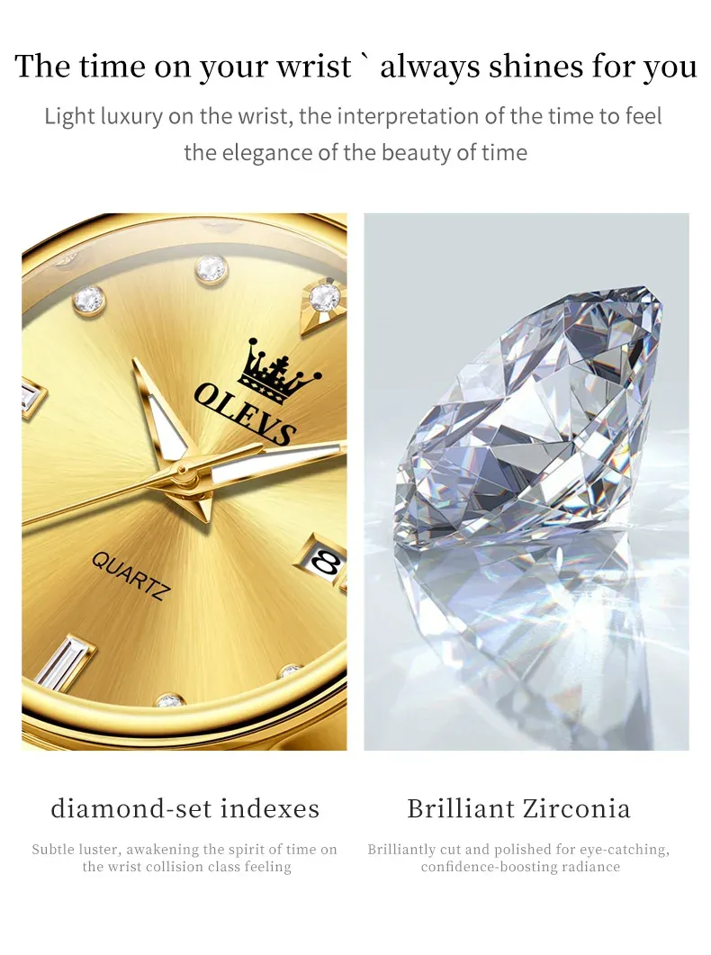 Olevs Couple Watch 3621