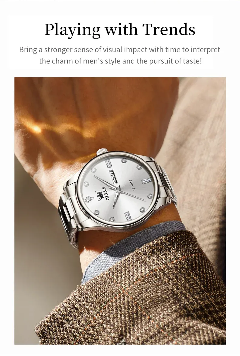 Olevs Couple Watch 3621