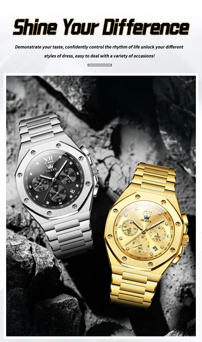 Olevs Men's Watch 3626