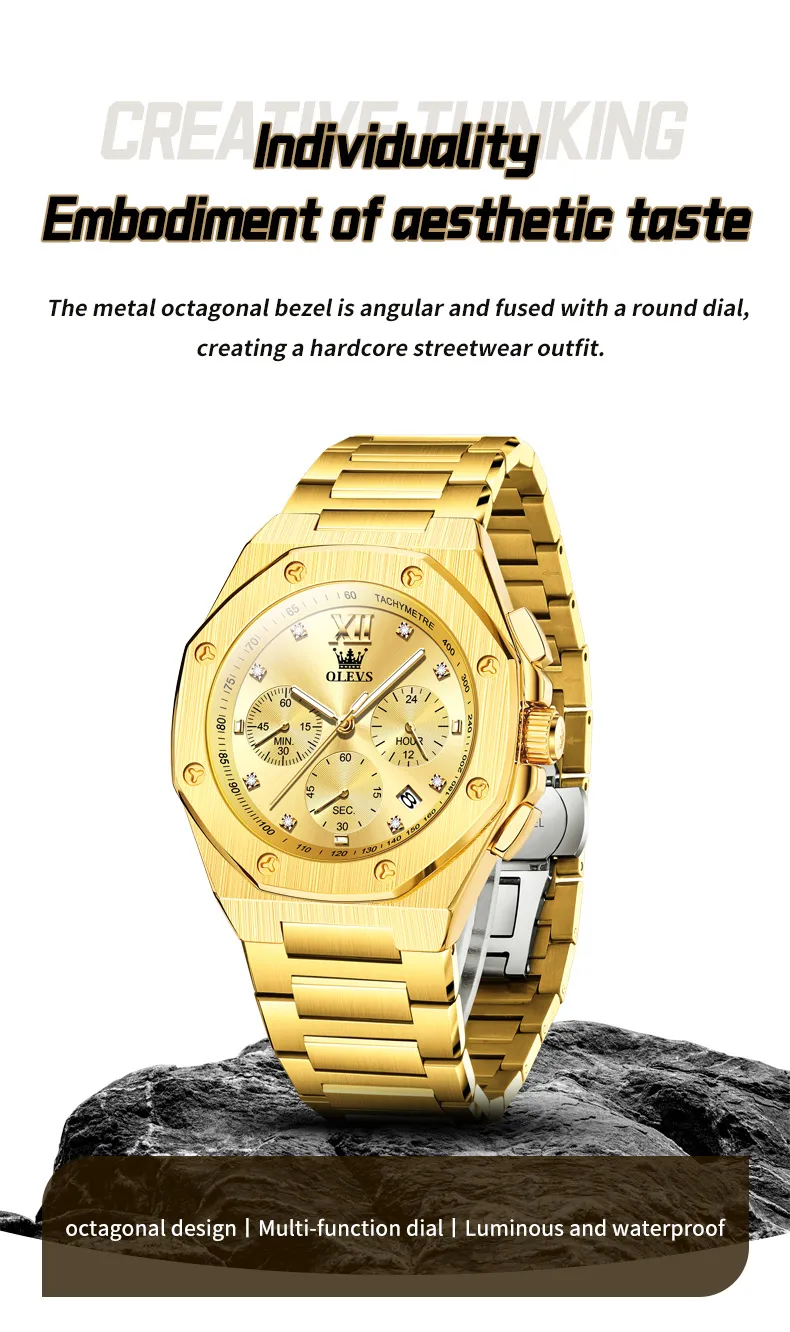 Olevs Men's Watch 3626