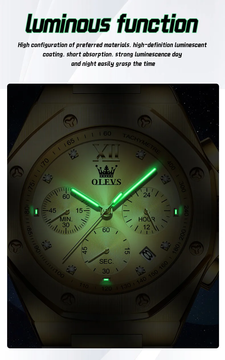 Olevs Men's Watch 3626