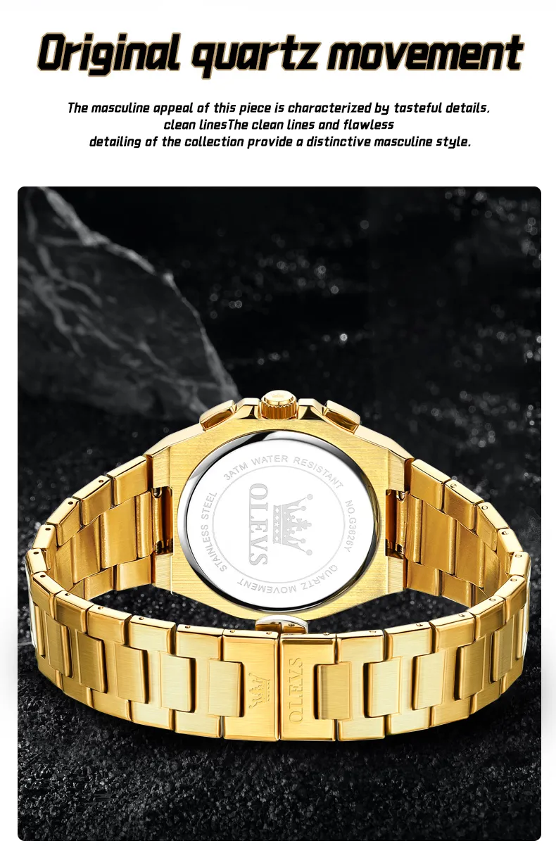 Olevs Men's Watch 3626