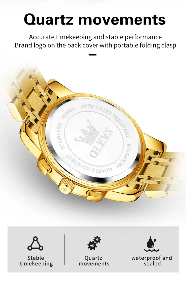 Olevs Men's Watch 3628