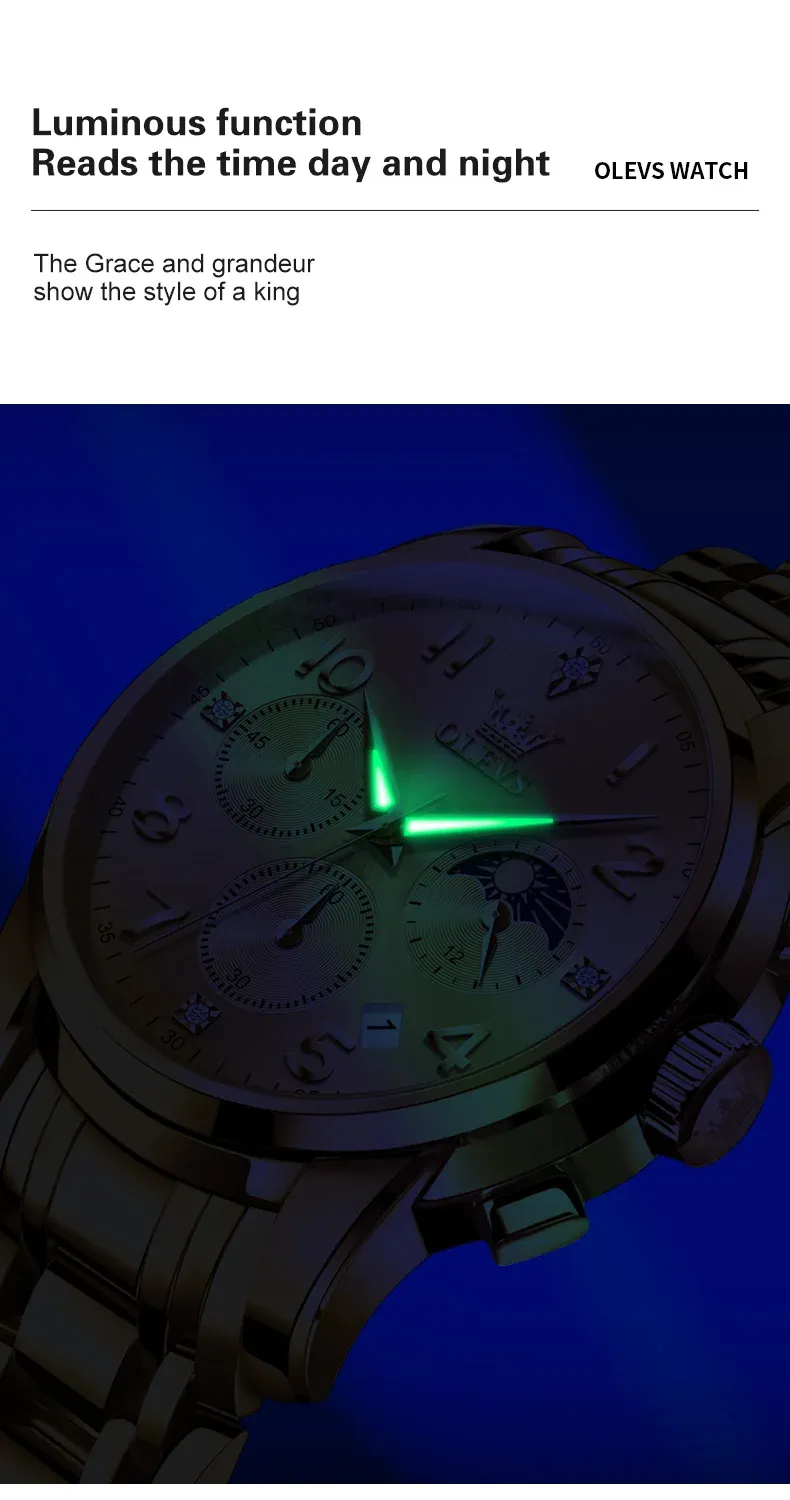 Olevs Men's Watch 3628