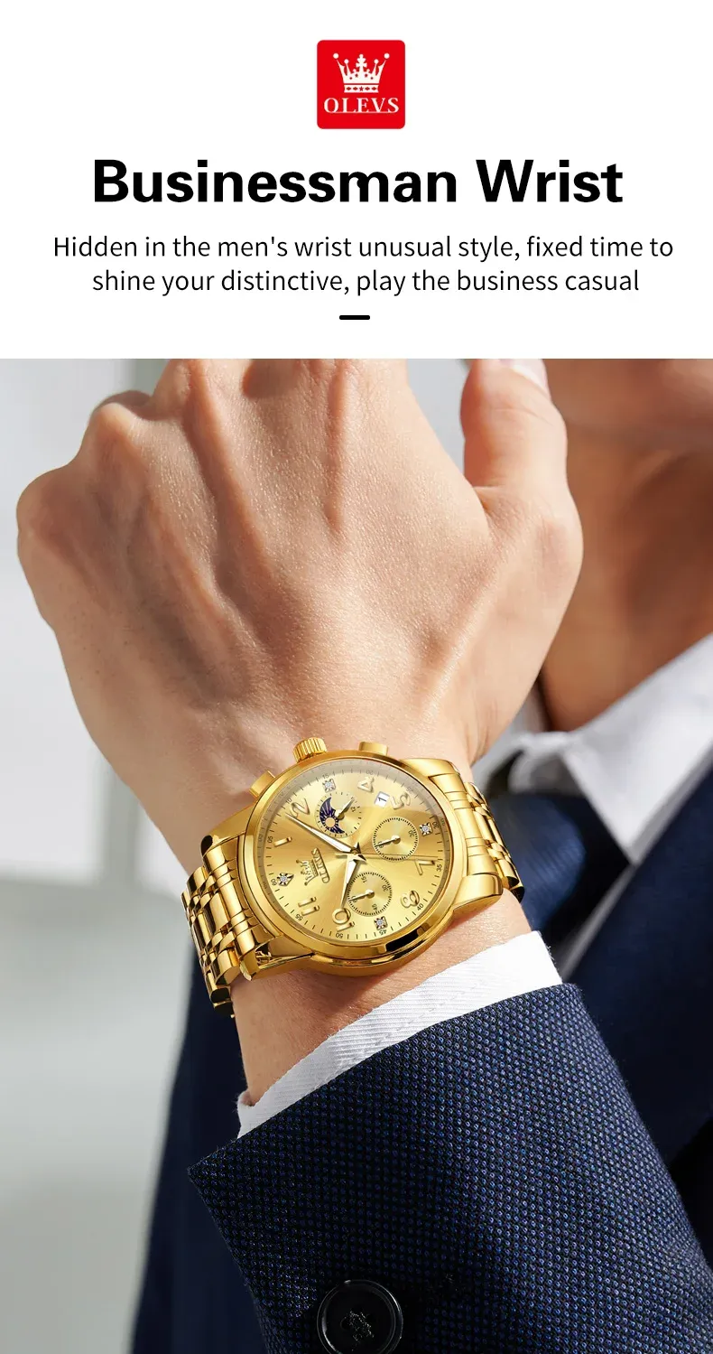 Olevs Men's Watch 3628