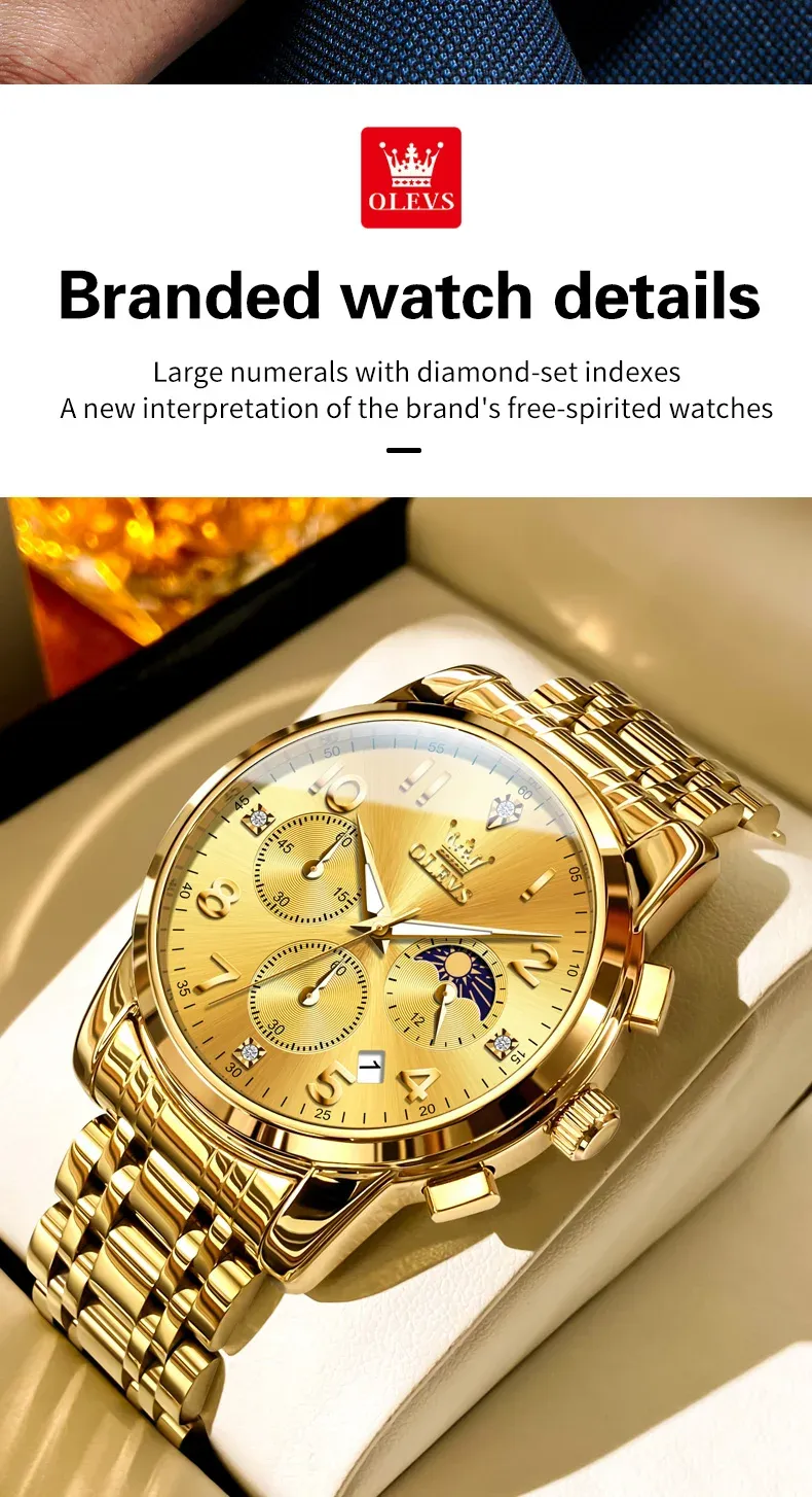 Olevs Men's Watch 3628