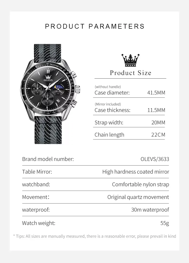 OLEVS Men's Watch 3630