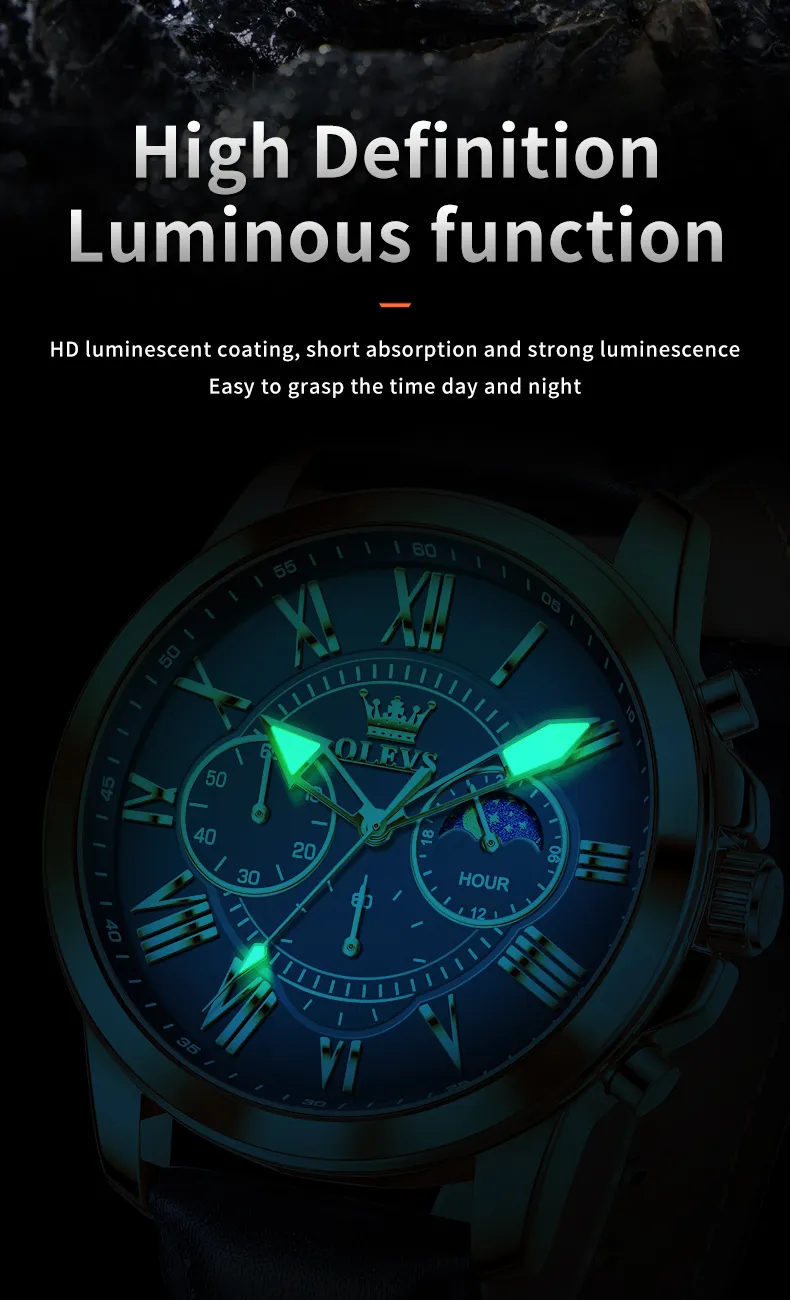 Olevs Men's Watch 3632