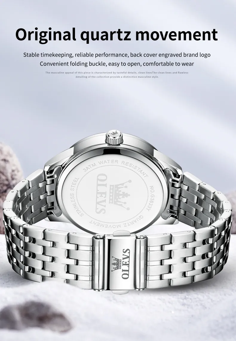 Olevs Men's Watch 3633