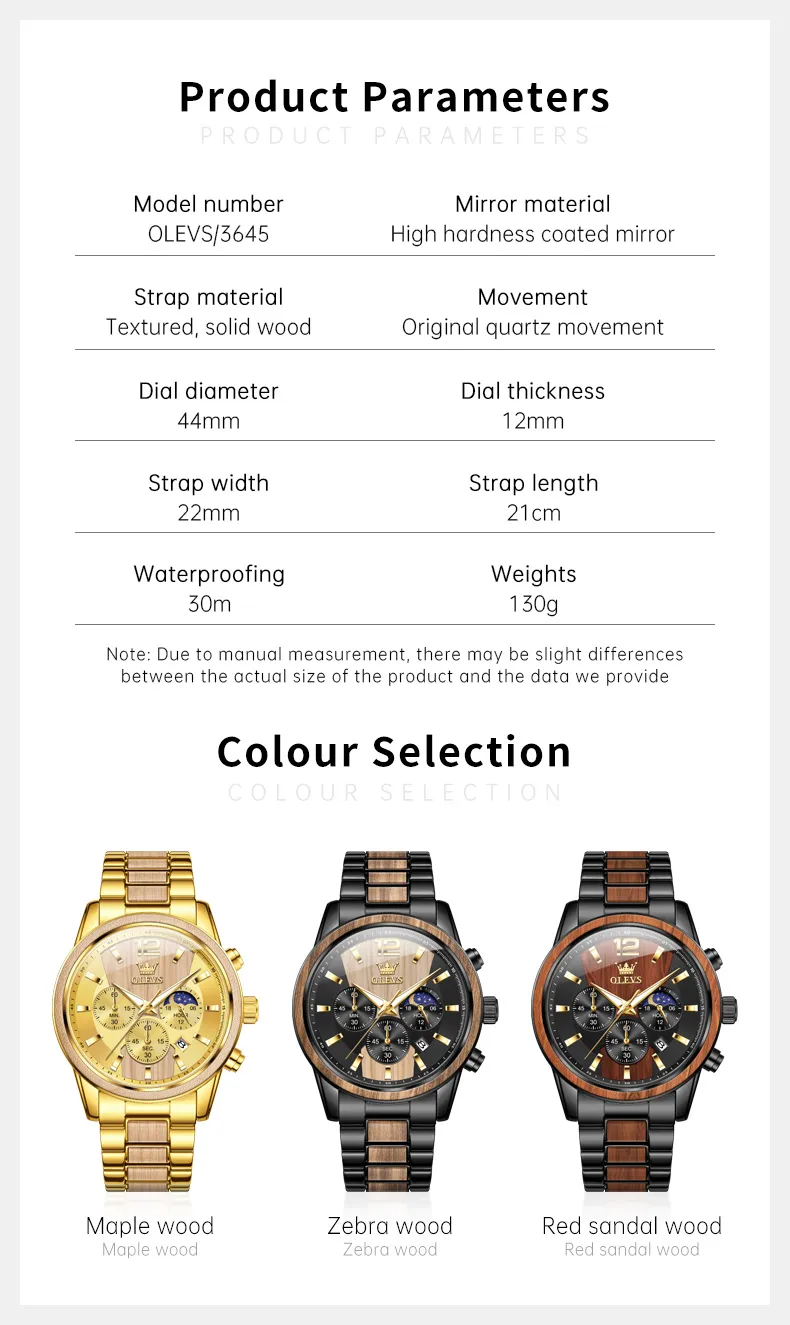 Olevs Men's Watch 3645