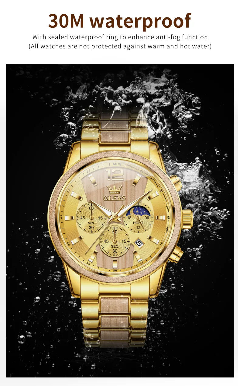 Olevs Men's Watch 3645