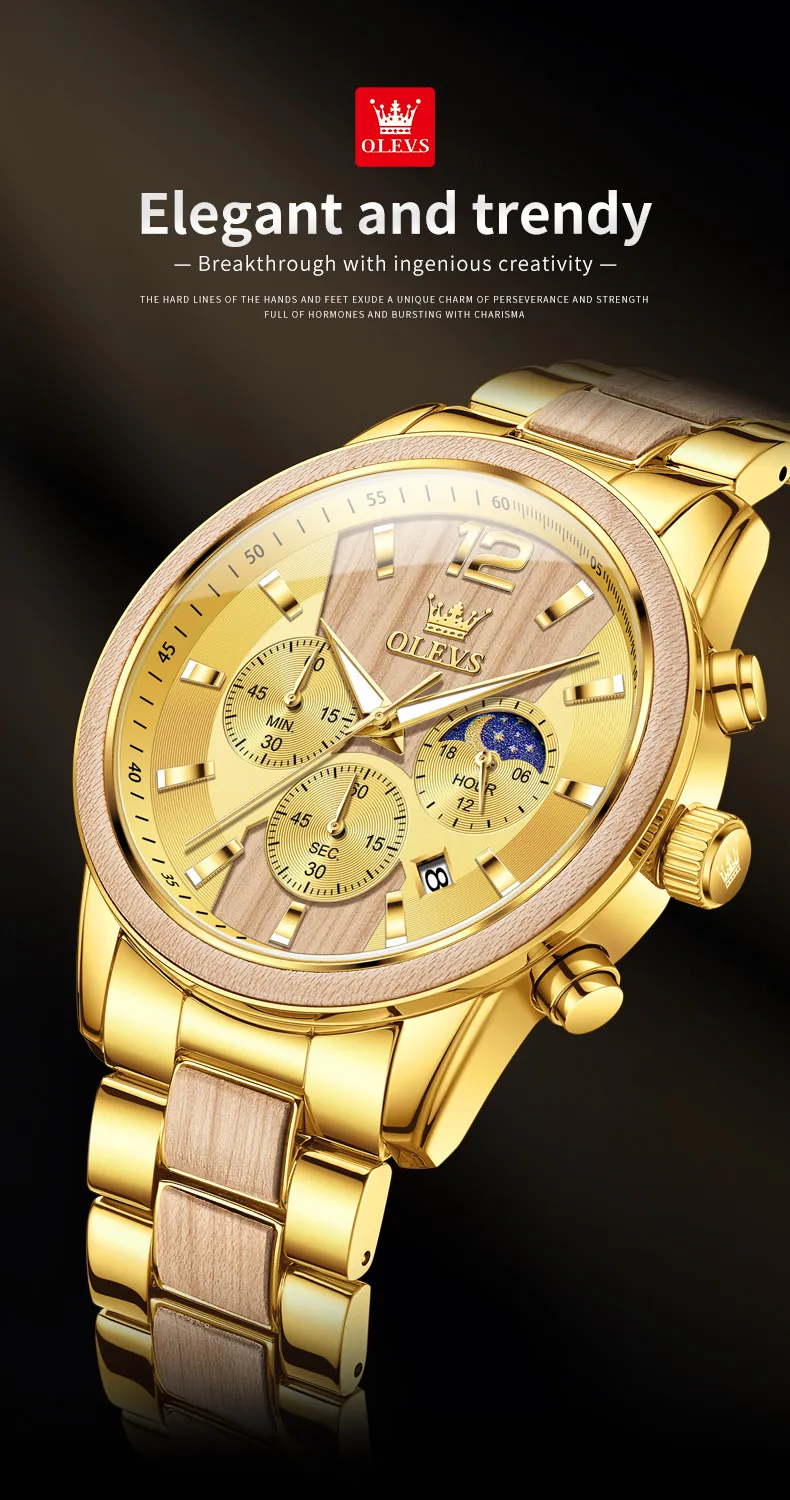 Olevs Men's Watch 3645