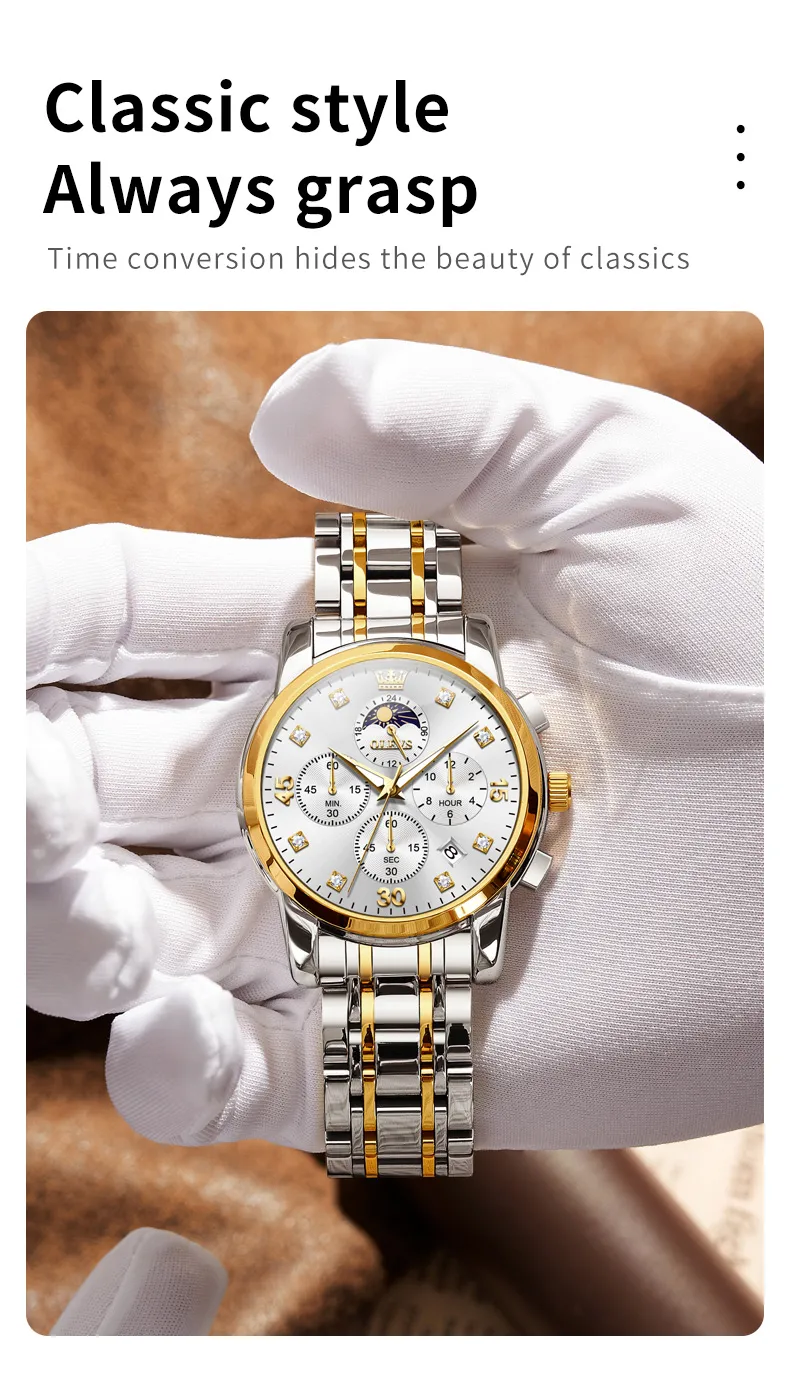 Olevs Men's Watch 3652