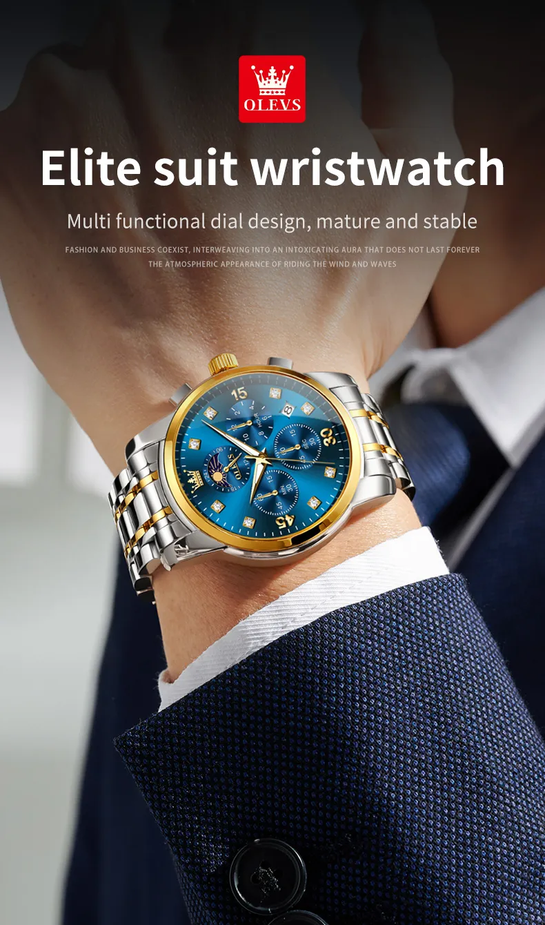 Olevs Men's Watch 3652