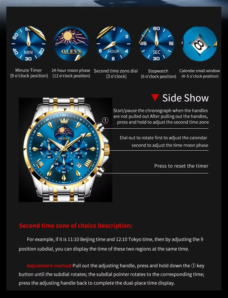 OLEVS Men's Watch 3653