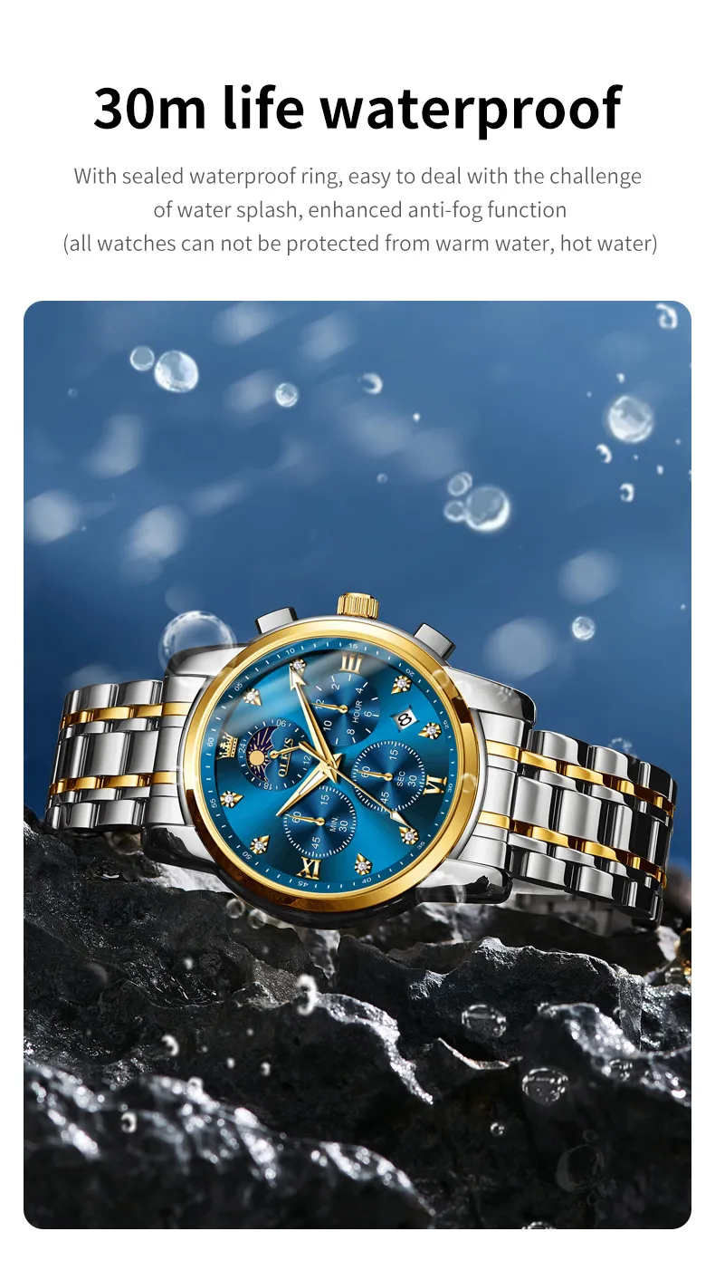 Olevs Men's Watch 3655