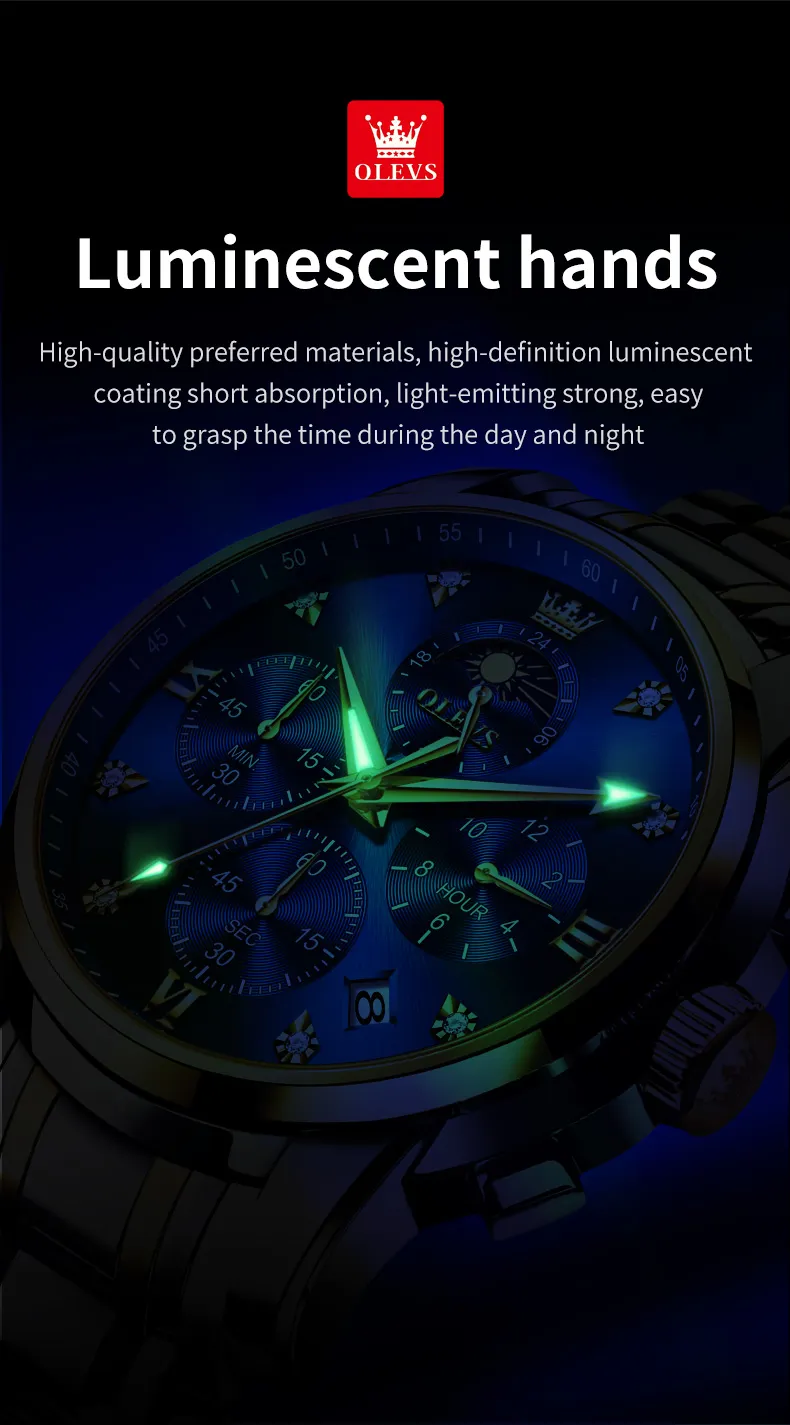 Olevs Men's Watch 3655