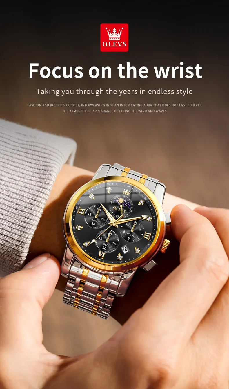 Olevs Men's Watch 3655