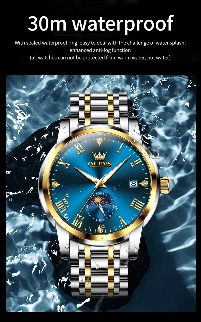 Olevs Men's Watch 3656