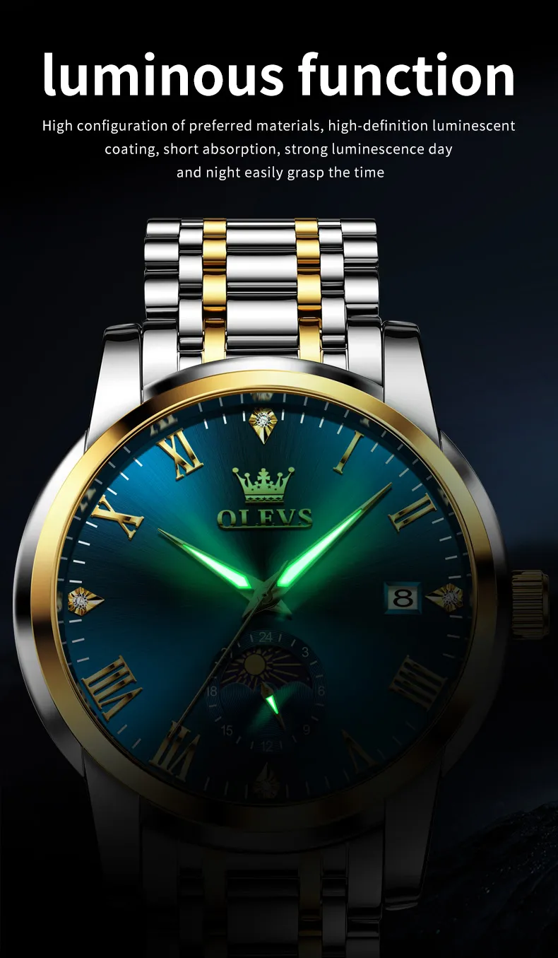 Olevs Men's Watch 3656