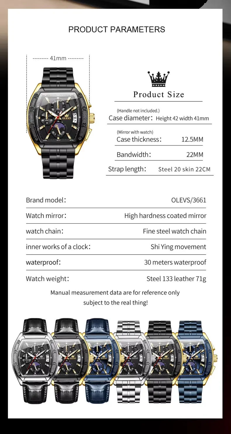 OLEVS Men's Watch 3661
