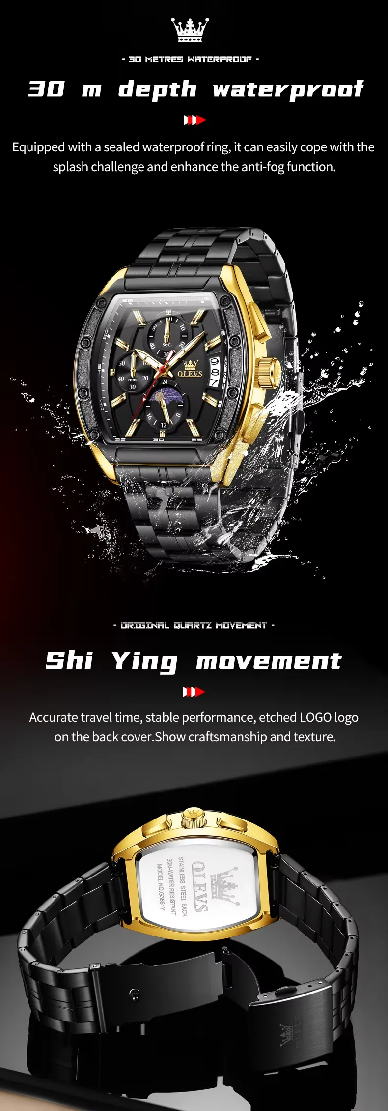 OLEVS Men's Watch 3661