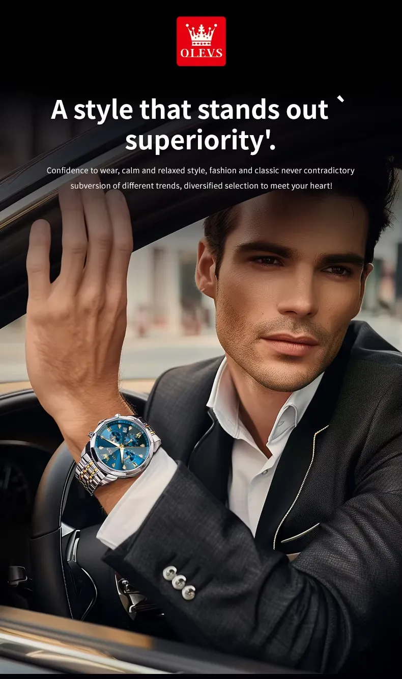 Olevs Men's Watch 3670