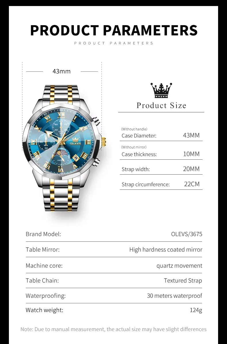 OLEVS Men's Watch 3675