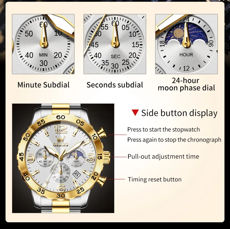 Olevs Men's Watch 3678