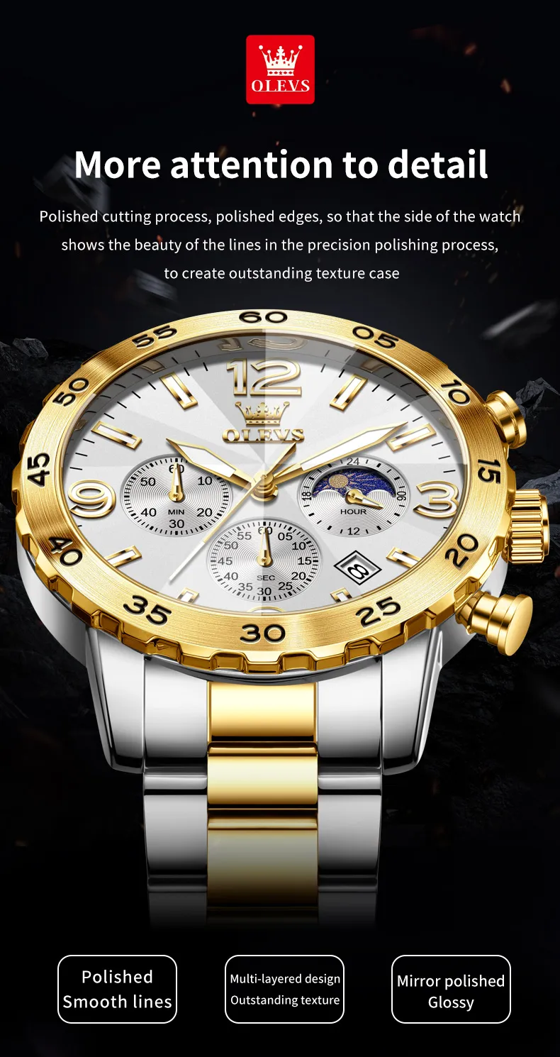 Olevs Men's Watch 3678