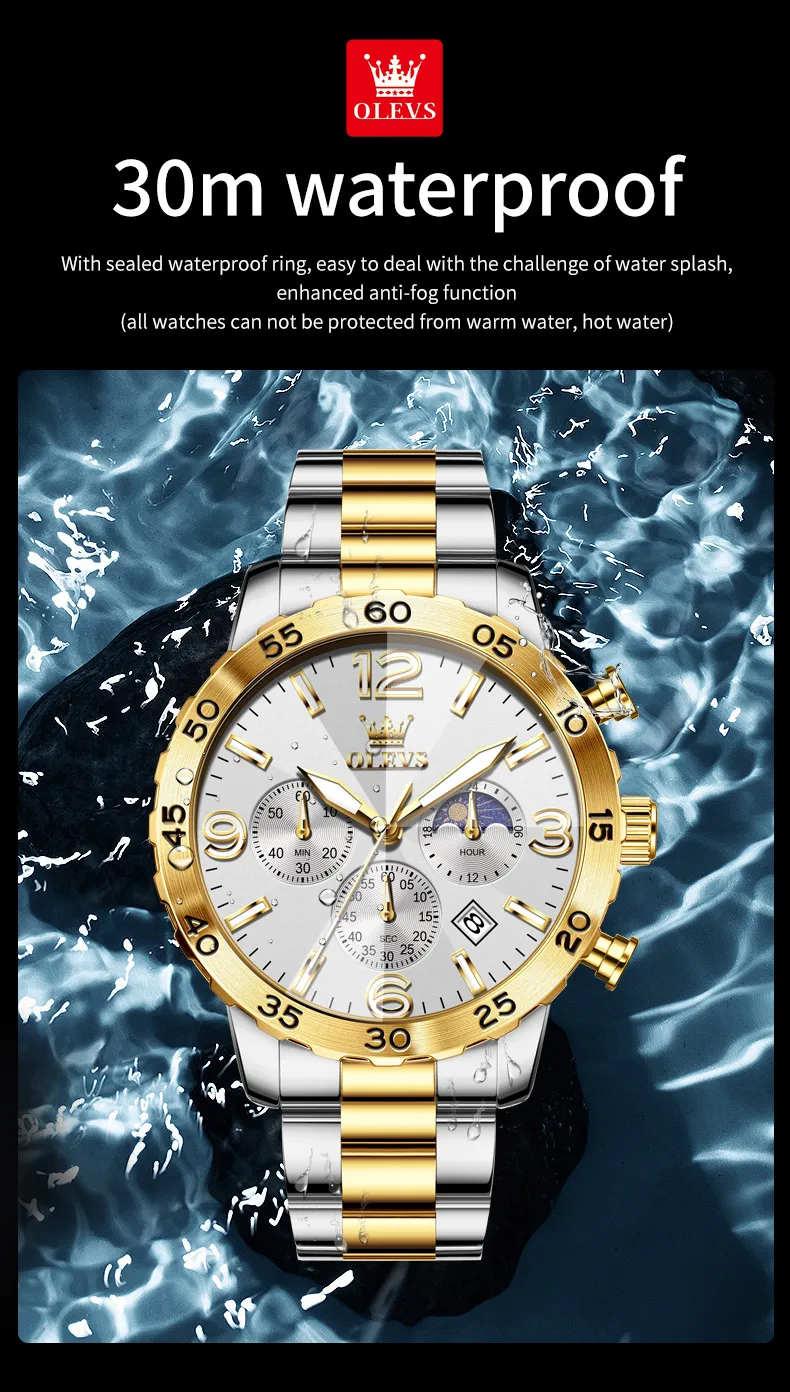 Olevs Men's Watch 3678