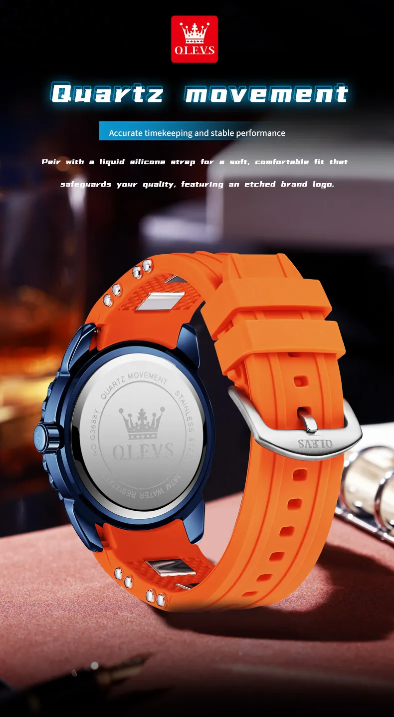 Olevs Men's Watch 3688