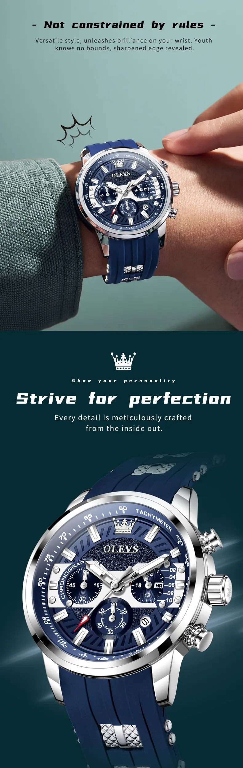 Olevs Men's Watch 3690