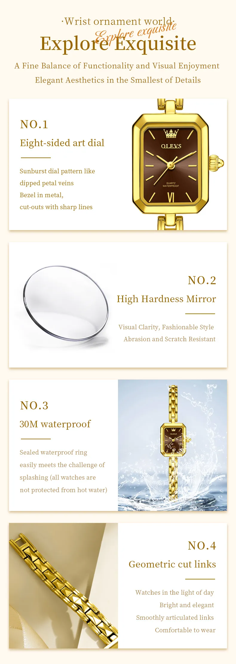 Olevs Women's Watch 3691