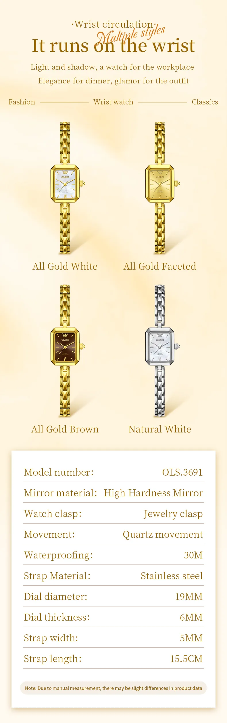 Olevs Women's Watch 3691