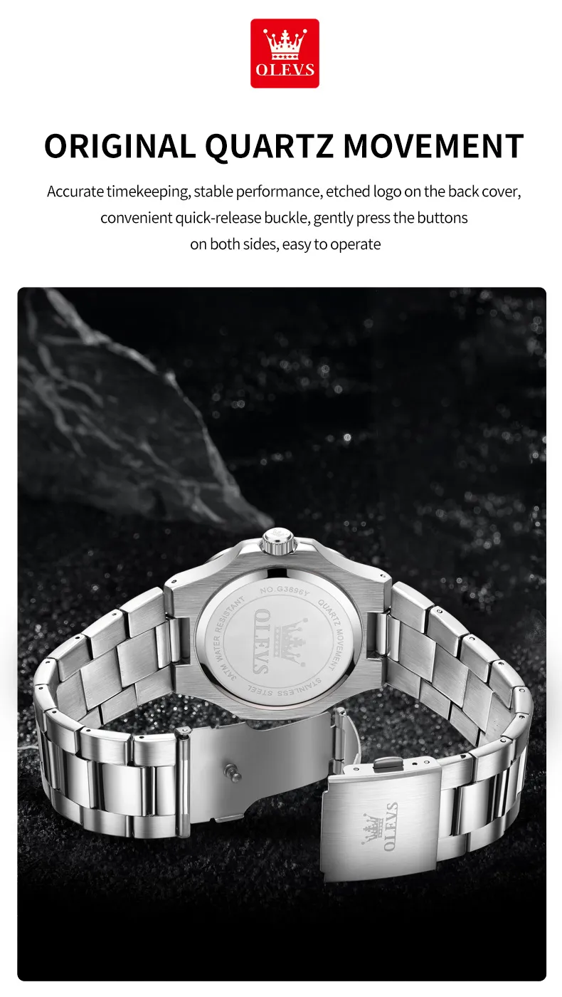 Olevs Men's Watch 3696