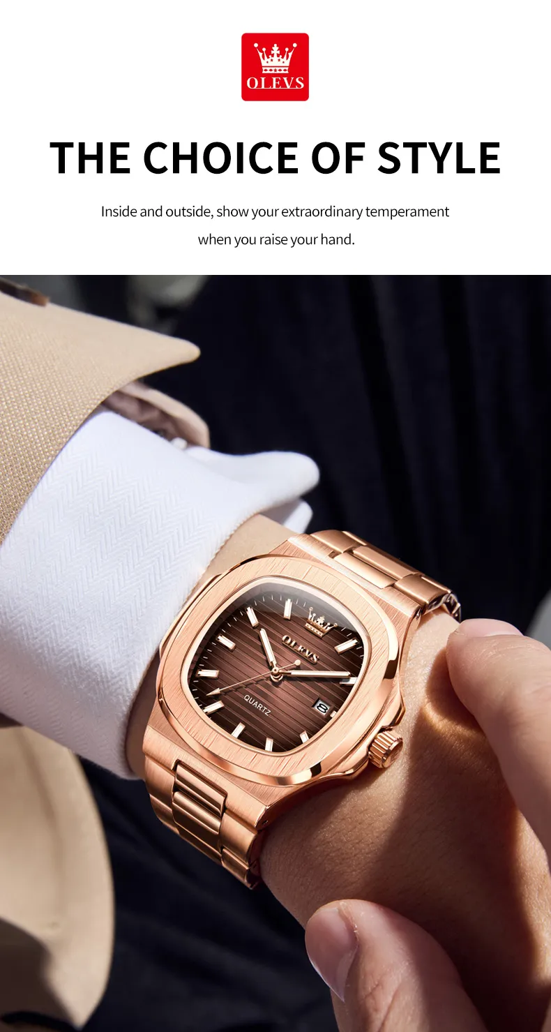 Olevs Men's Watch 3696