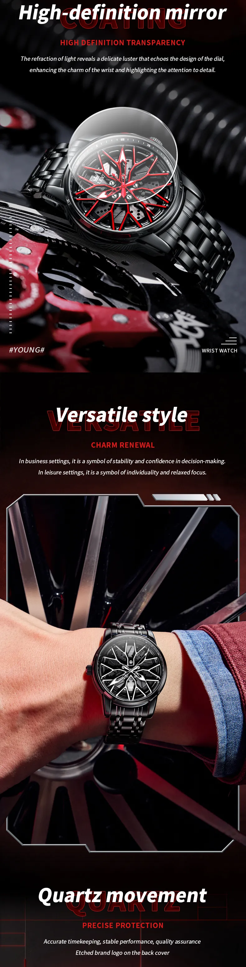 Olevs Men's Watch 3701