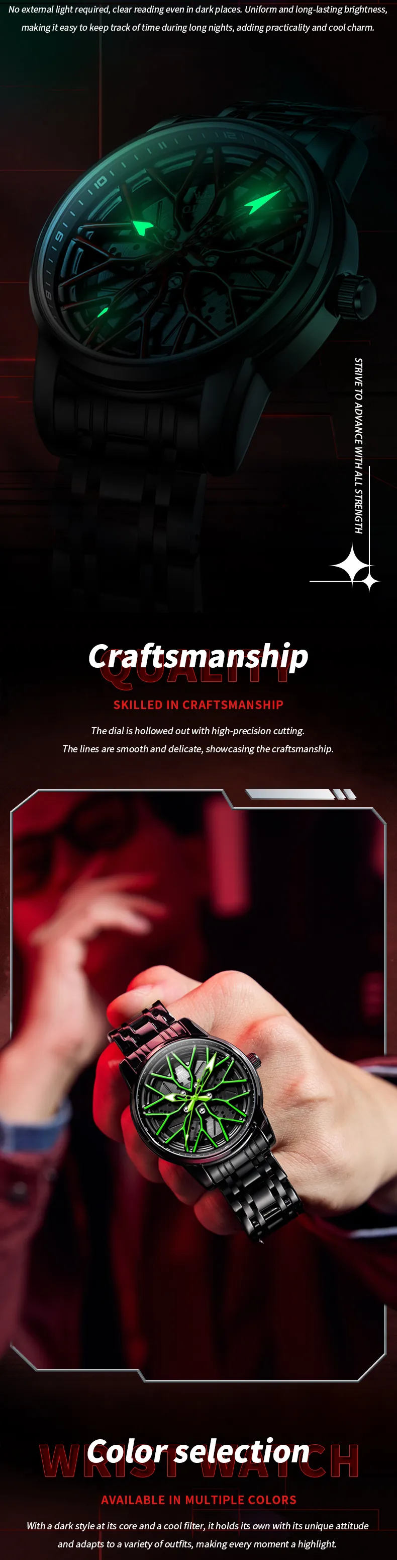 Olevs Men's Watch 3701